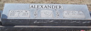 Alexander, George W.2