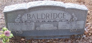 Baldridge, Francis M. & Ima D.