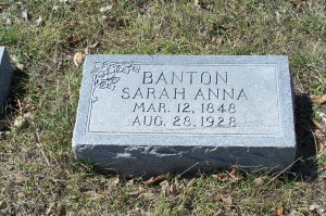 Banton, Sarah Anna