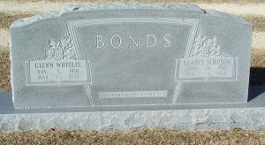Bonds, Glenn & Gladys Bonds