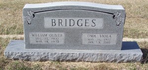 Bridges, William & Oma Bridges