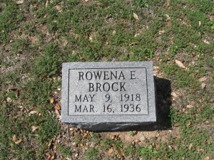 Brock, Rowena