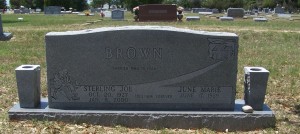 Brown, Sterling Joe & June Marie