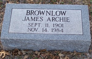 Brownlow, James Archie