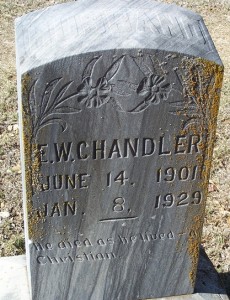 Chandler, E.W.  husb of Ruby