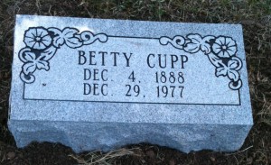 Cupp, Betty