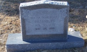 Dillenburg, Bertha Dean Peters