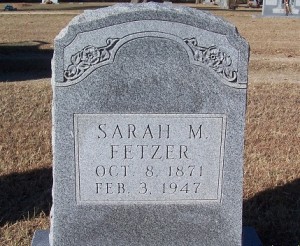 Fetzer, Sarah M. Fetzer