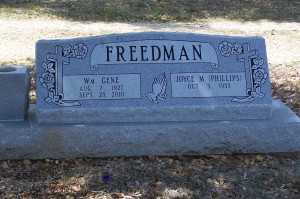 Freedman, William Gene & Joyce