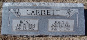 Garrett, John H.