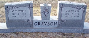 Grayson, W.T. & Mattie Lee