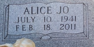 Griffith, Alice Jo