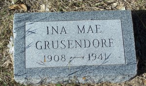 Grusendorf, Ina Mae Grusendorf