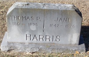 Harris, Thomas P & Jane Harris
