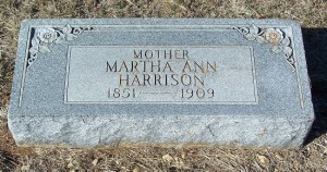 Harrison, Martha Ann Harrison
