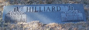 Hilliard, Ernest & Willia