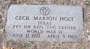 Holt, Cecil Marion