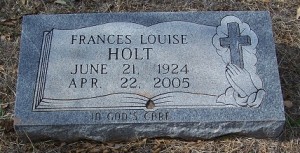 Holt, Frances Louise