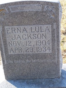 Jackson, Erna Lula