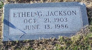Jackson, Ethel G.