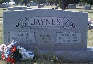 Jaynes, Claude & Willie Mae