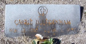 Ledenham, Carrie D.