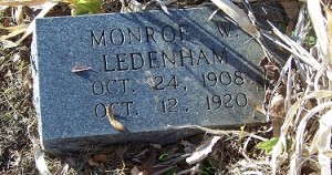 Ledenham, Monroe W