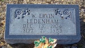 Ledenham, W. Ervin