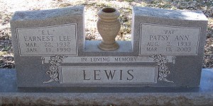 Lewis, Earnest Lee & Patsy Ann