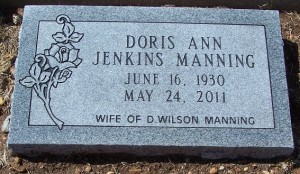 Manning, Doris Jenkins use this one