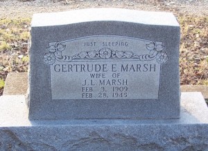 Marsh, Gertrude