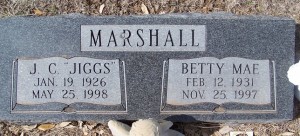 Marshall, J.C. & Betty Mae