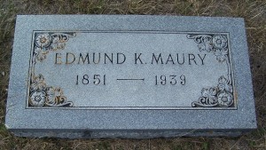 Maury, Edmund K. Maury