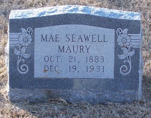 Maury, Mae Seawell