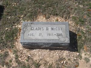 McCoy, Gladys D