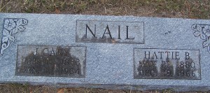 Nail, J. Cary & Hattie B. Nail