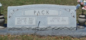 Pack, William & Joyce