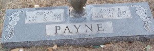 Payne, Oscar and Annie Talbert