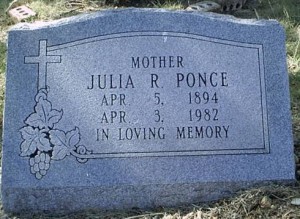 Ponce, Julia R