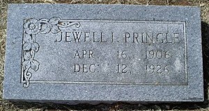 Pringle, Jewel Irene