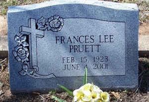 Pruett, Frances Lee