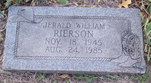 Rierson, Jerald William