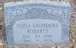 Roberts, Nora Saunders