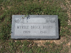 Roden, Myrtle Brock (2)
