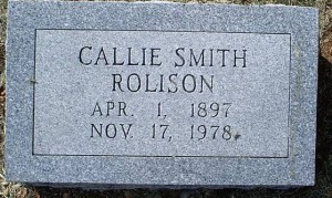 Rolison, Callie Smith