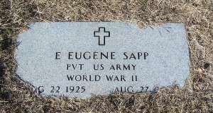 Sapp, Eugene Sapp military