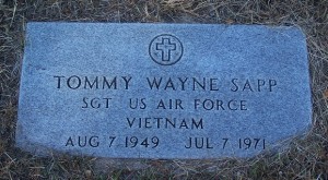 Sapp, Tommy W. Military
