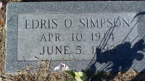 Simpson, Edris O. Simpson