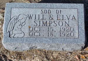 Simpson, Infant Simpson