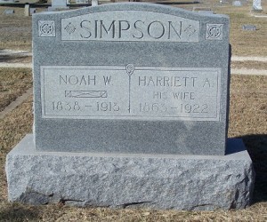 Simpson, Noah & Harriett Simpson